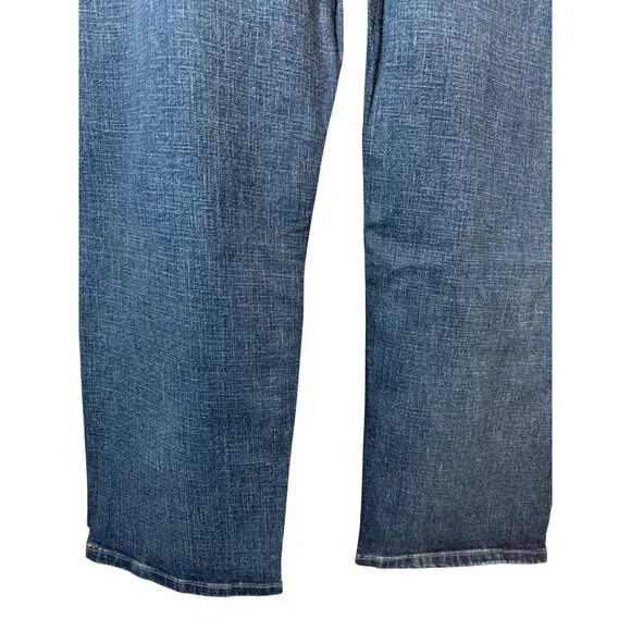 NWT Wrangler 34x30 Mens Relaxed Fit Jeans Blue Denim - Picture 7 of 12